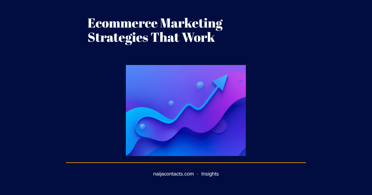 Ecommerce Marketing Strategies That Actually Move Revenue